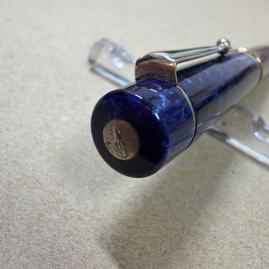 廃盤 DELTA デルタ ヴィンテージ コレクション ブルー ボールペン 回転式