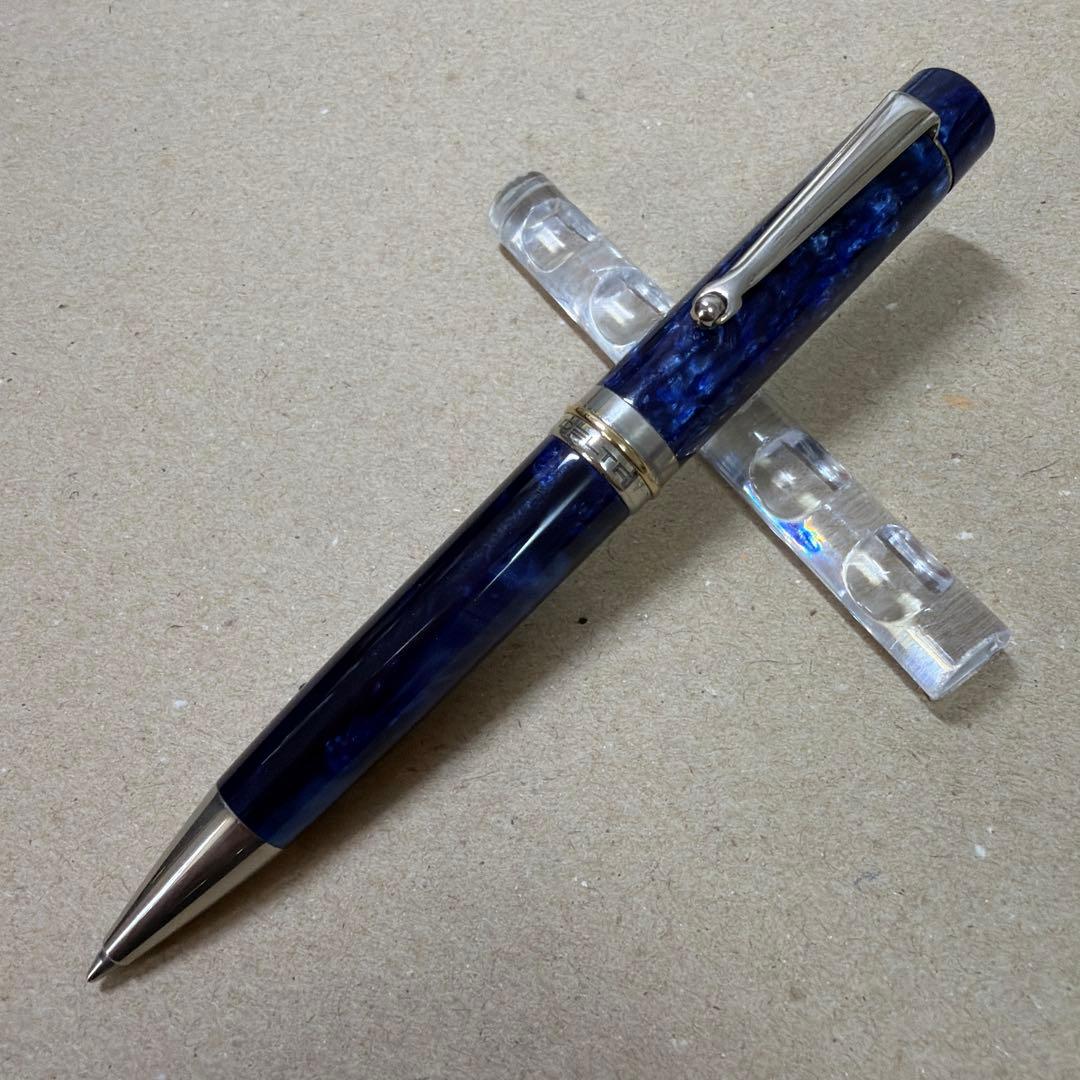 廃盤 DELTA デルタ ヴィンテージ コレクション ブルー ボールペン 回転式