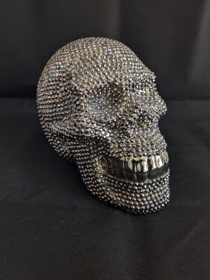 KARE ドクロ スカル ラインストーン ヴィンテージ 置物 貯金箱