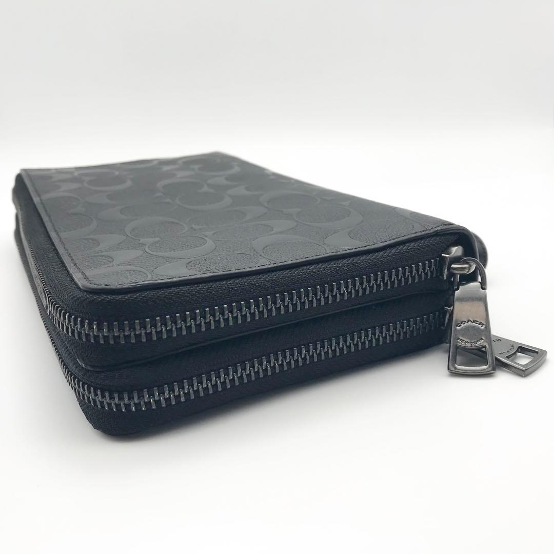 COACH 大人気！！ ダブルジップ トラベルオーガナイザー シグネチャー 新品