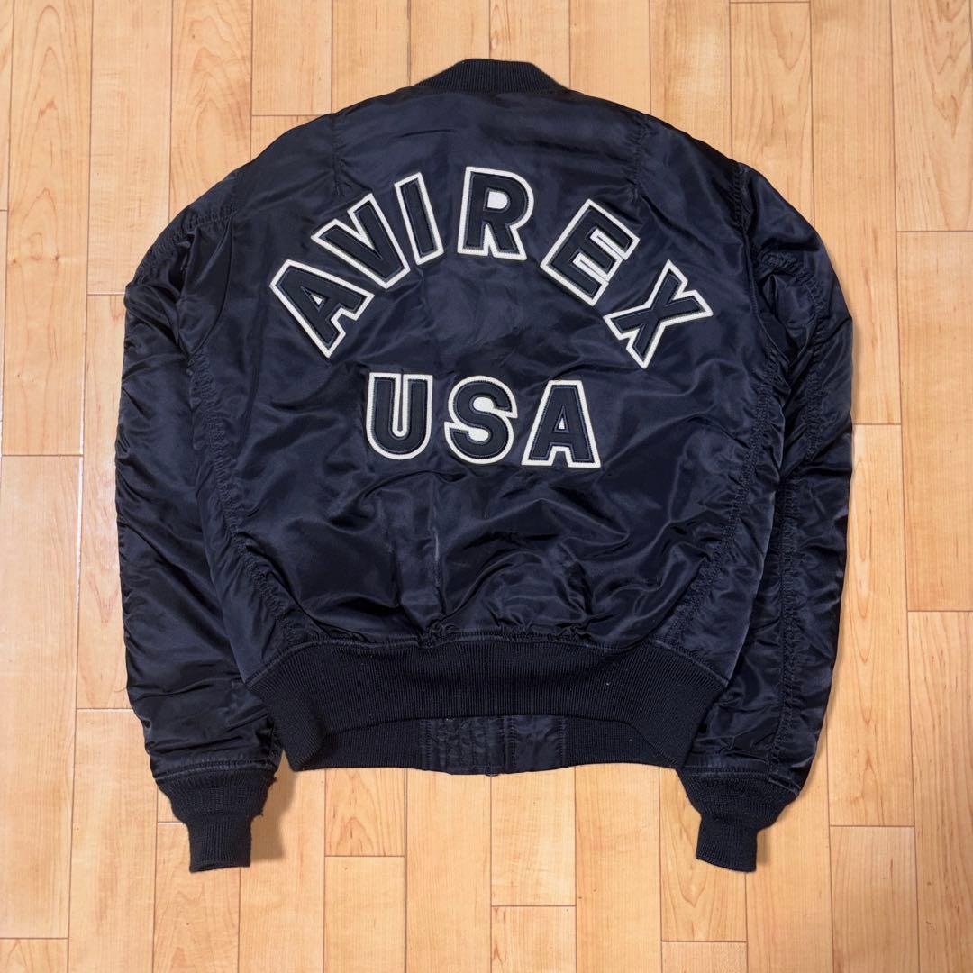 AVIREX ma1 フライトジャケット バックロゴ ミリタリー アメカジ