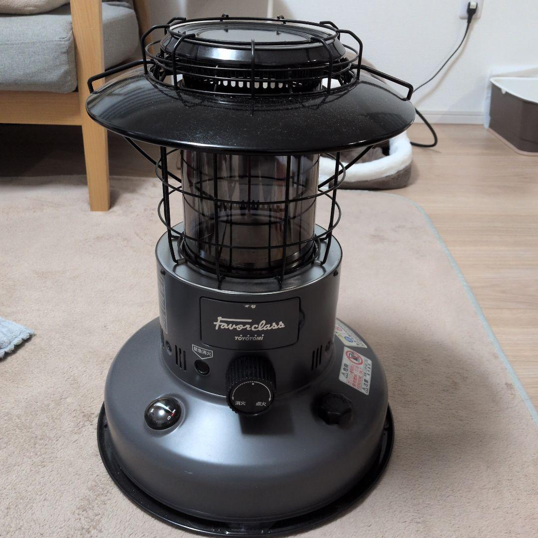 美品　トヨトミラウンドストーブRL-F2500 ダークグレー