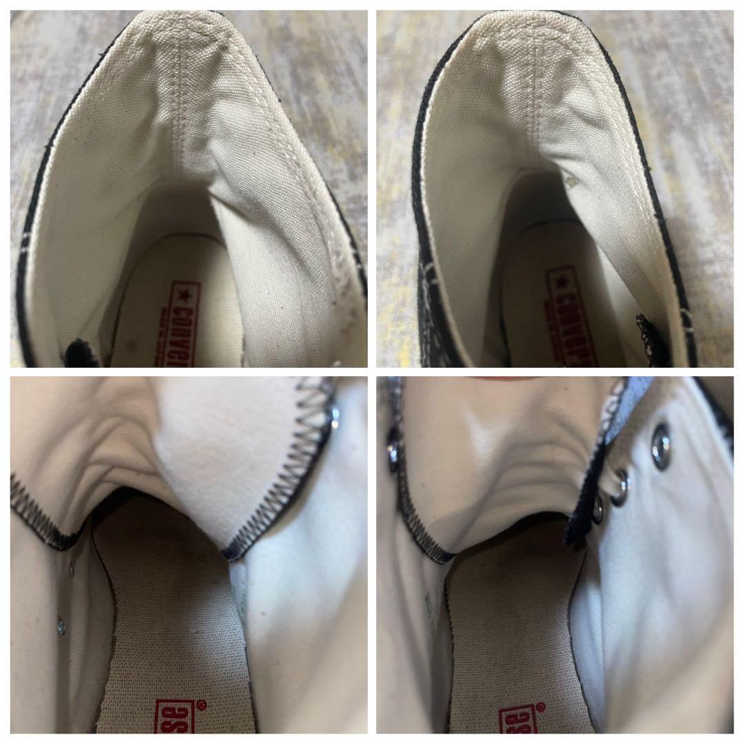 ★日本製★コンバース オールスター ハイカット【27】キャンバス ブラック 美品