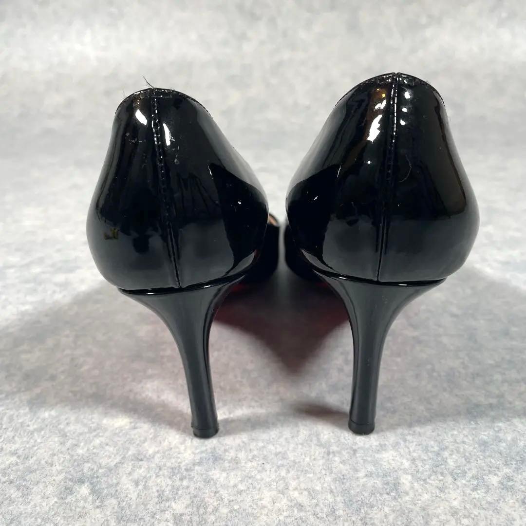 【極美品】クリスチャンルブタン パテントレザー パンプス レッドソール イタリア