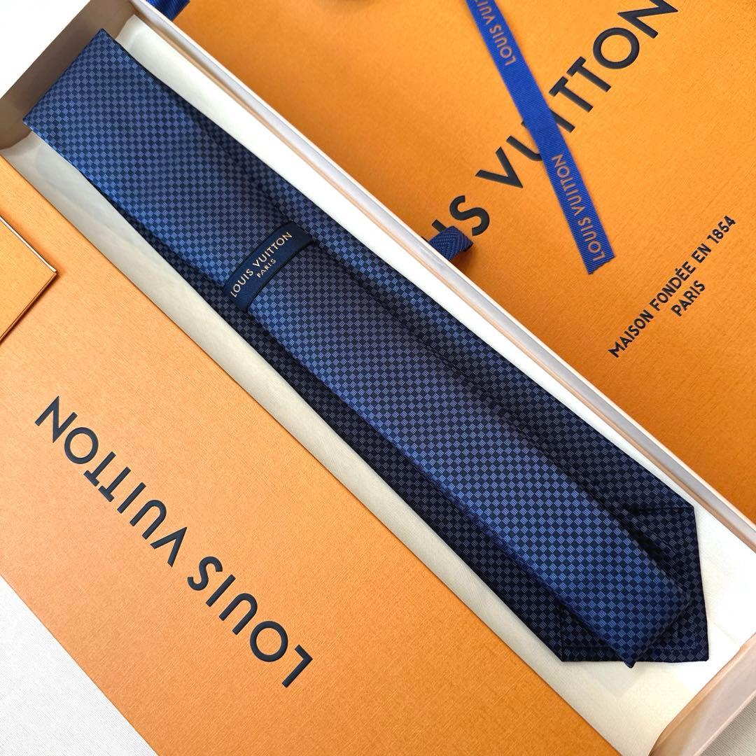 ルイ ヴィトン ネクタイ・マイクロダミエ 新品 未使用