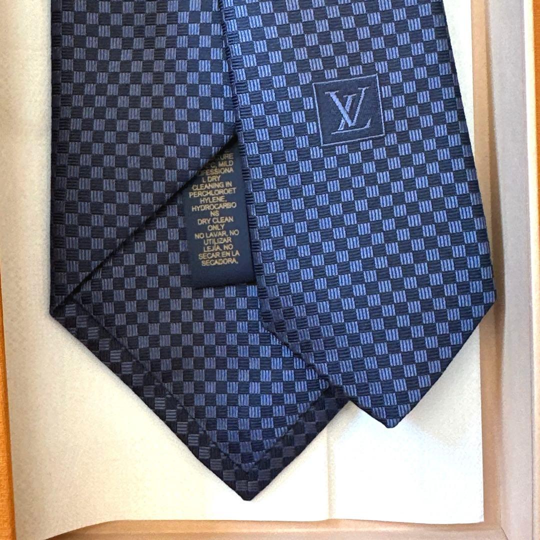 ルイ ヴィトン ネクタイ・マイクロダミエ 新品 未使用