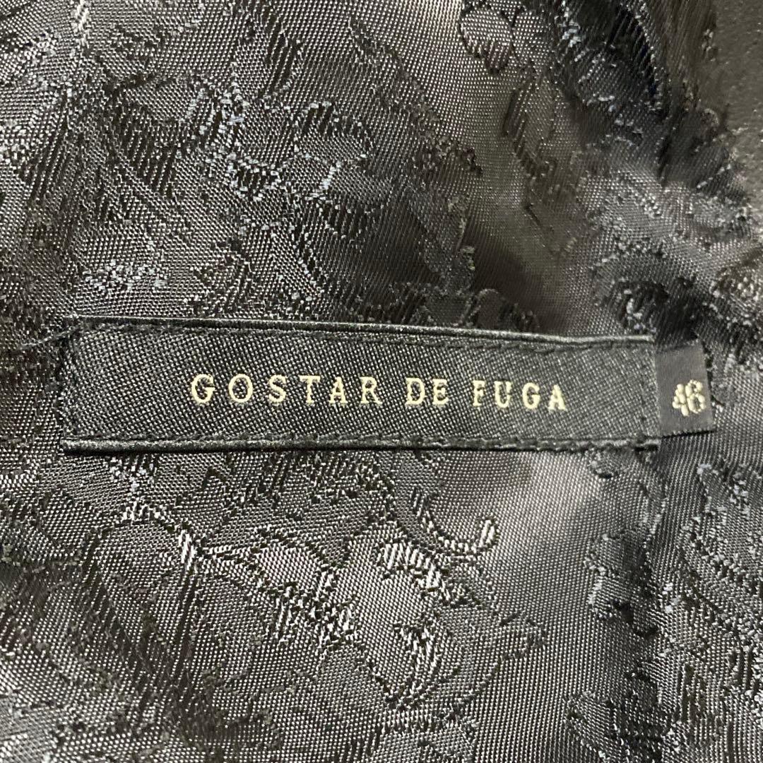 AGEHA　ゴスタールジフーガ 馬革 レザー シングルライダースジャケット