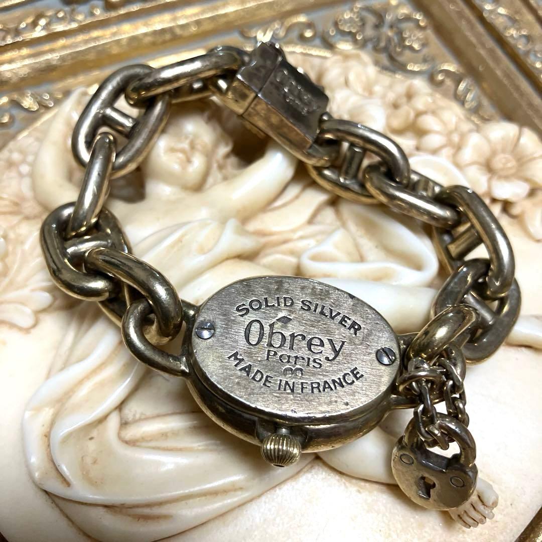 フランス製 オブレイObrey腕時計 金色ベルメイユ&チャーム付き