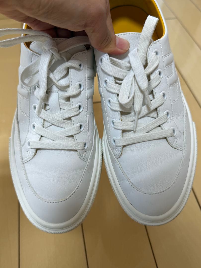 エルメス　レザースニーカー　38 1/2