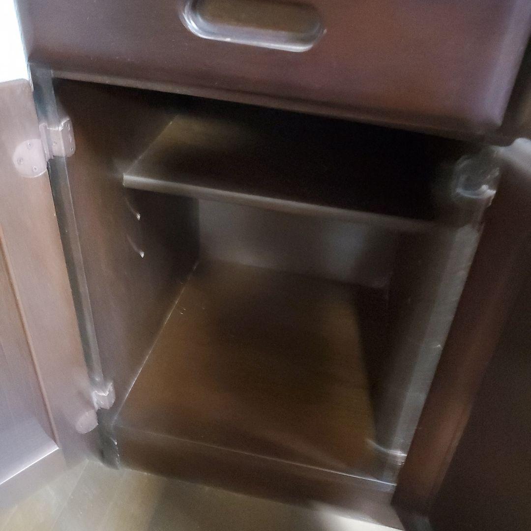 カリモク Karimoku 木製食器棚 ダークブラウン 大型キッチンボード高級