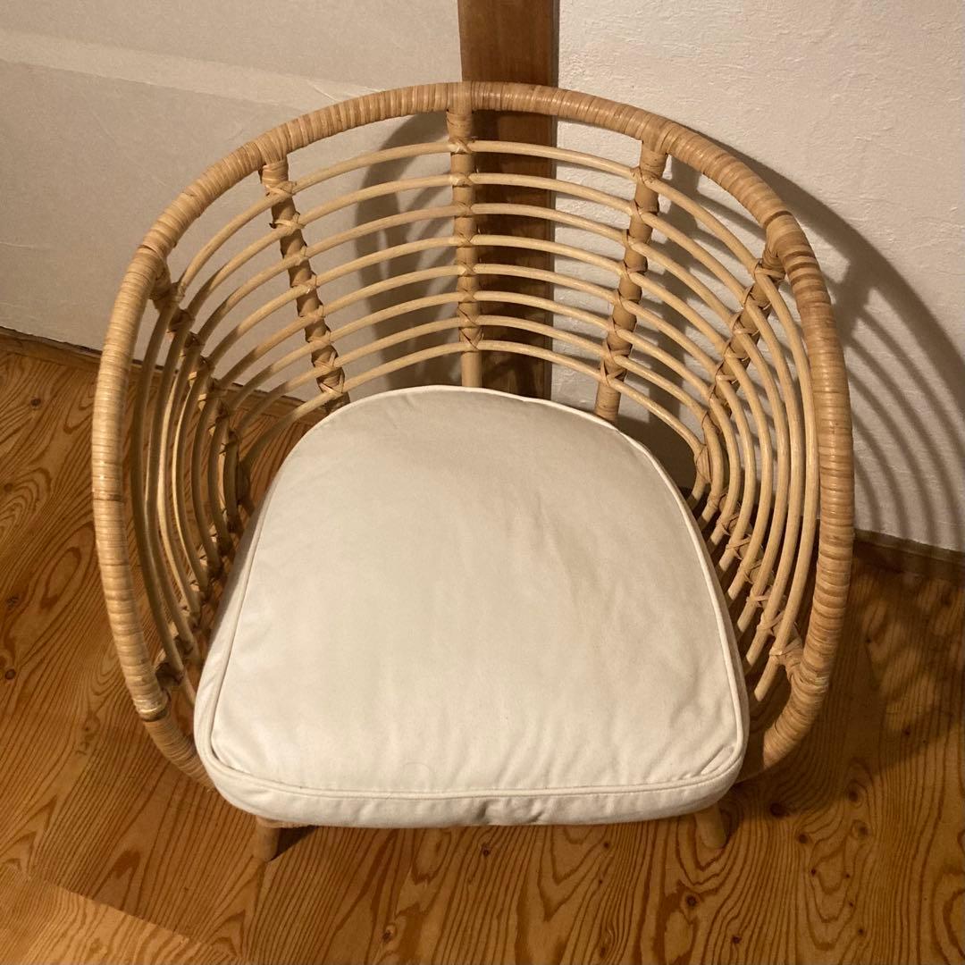 IKEA BUSKBO パーソナルチェア+クッション（発送OK、引き取り値引）