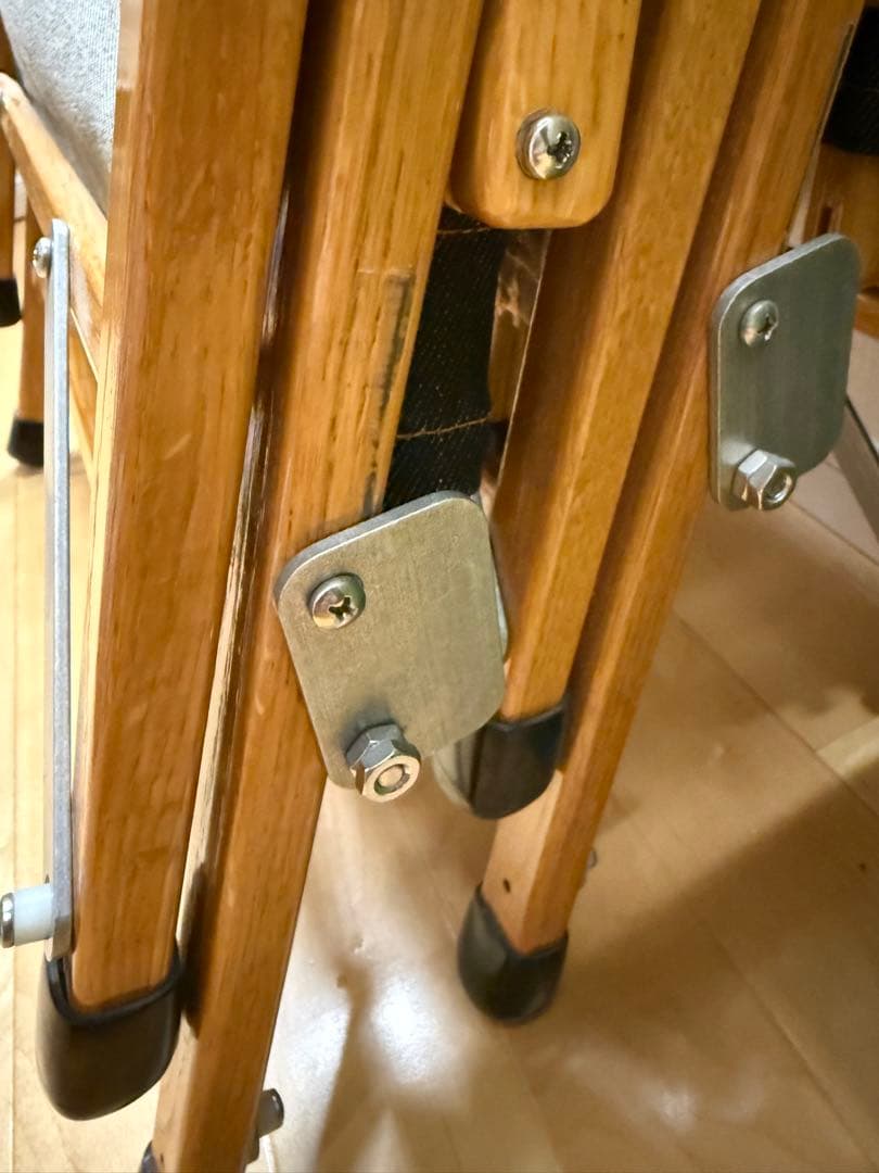 カーミットチェア① 2脚セット　生地張替え済　美品