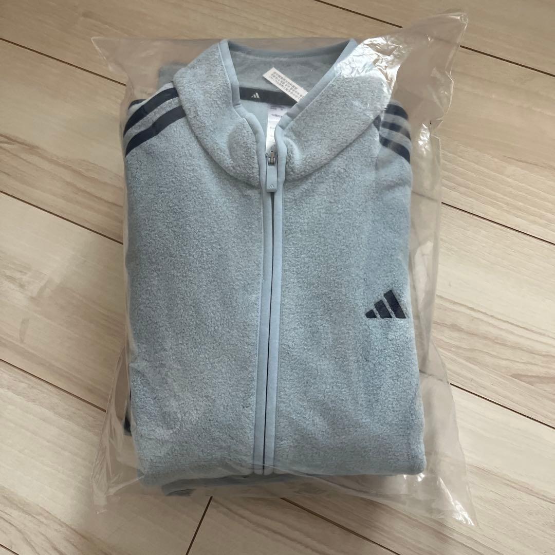 新品　アディダス　ゴルフ　スリーストライプス　フリース　セットアップ　XL