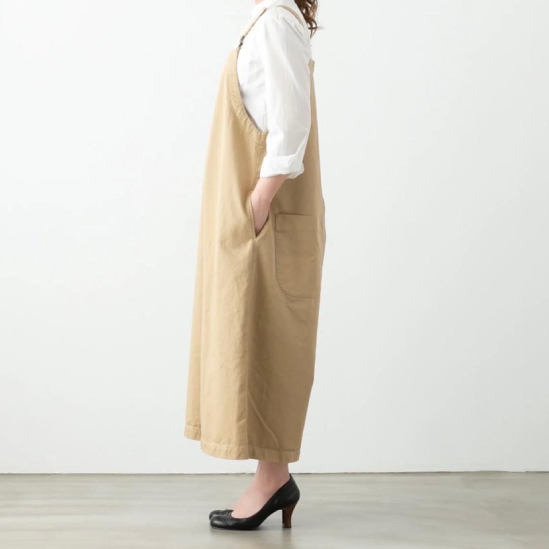 SARAHWEAR キャメル　オーバーオール　コットン　無地