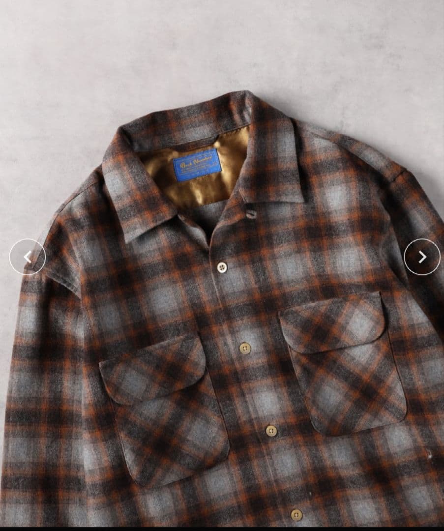 FJ ボードシャツ　ウール　Sサイズ　ペンドルトン　オンブレ