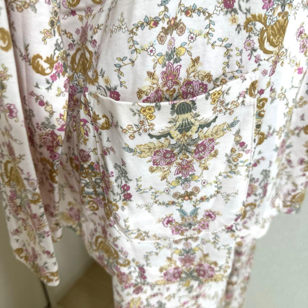 新品未使用タグ付）日本製ワコール　上質なミントン綿ニットパジャマ　ピンクLサイズ