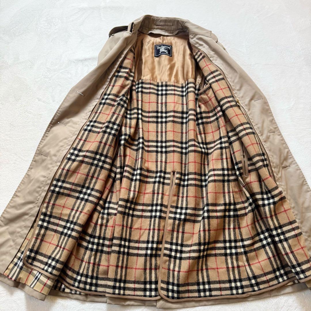 極美品　Burberry トレンチコート　ライナー　ベルト　ベージュノバチェック