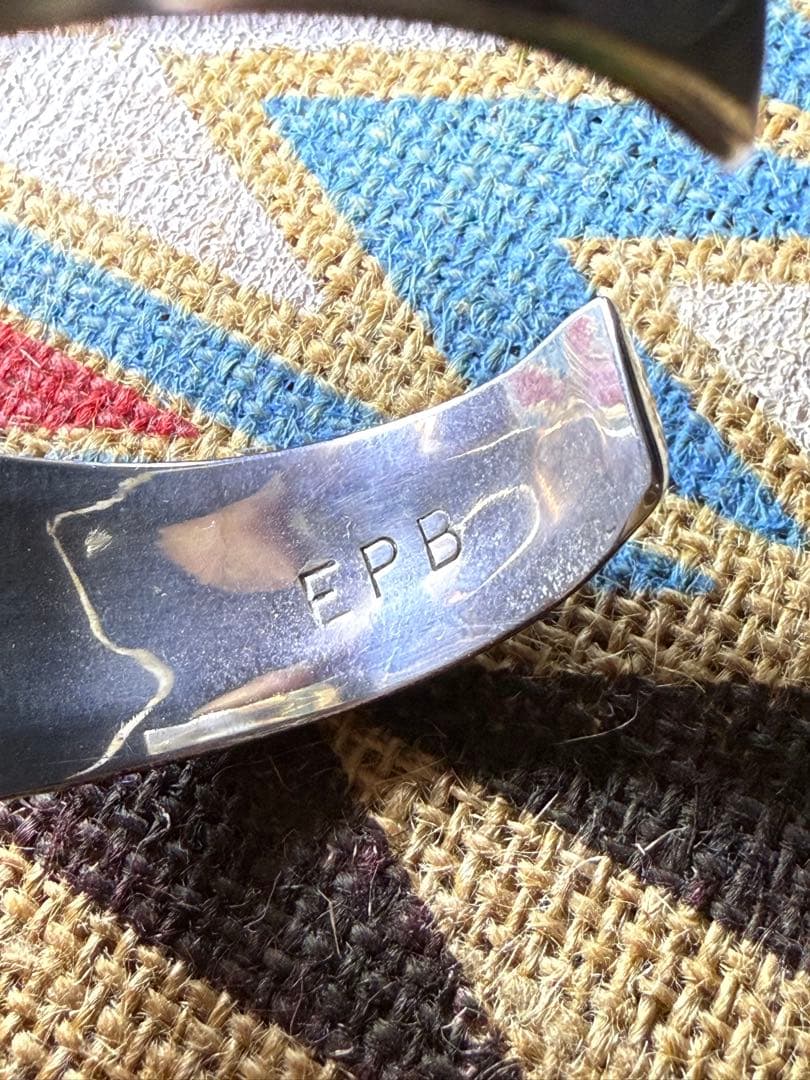 EPB インレイバングル　エドワード&パトリシアビセンティ　インディアンジュエリ