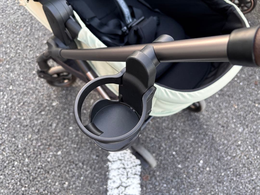 epa ベビーカー グリーン 純正カップホルダー付