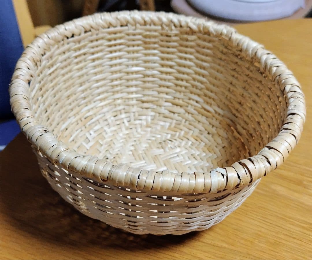 【新品】マタタビ米研ぎざる 小 ２～３合用 福島奥会津編み組細工