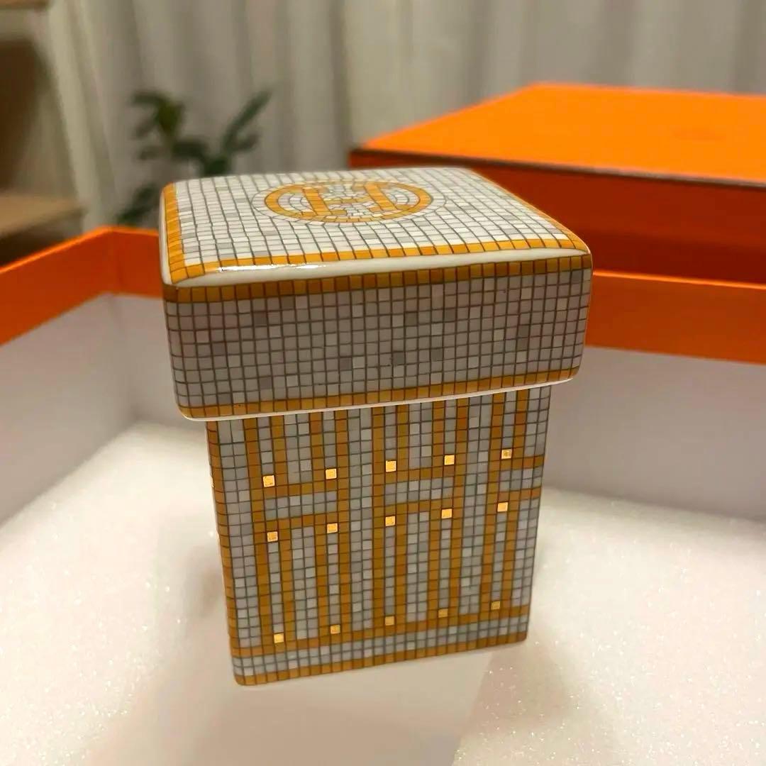 新品・未使用　エルメス　モザイク　ヴァンキャトル　ゴールド　ボックス　小物入れ