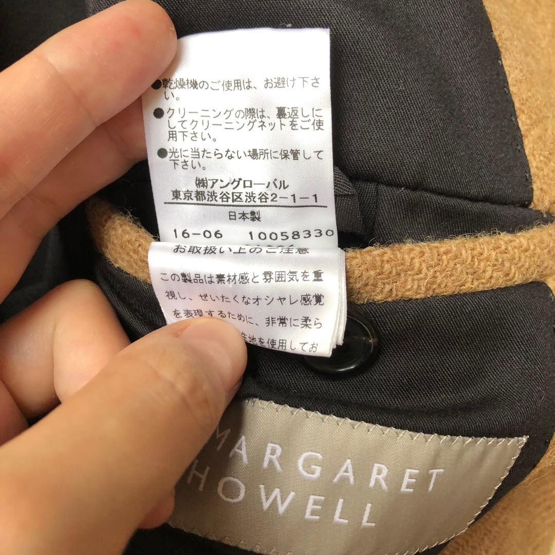 値下MARGARETHOWELL×HARRISTWEEDツイードチェスターコート
