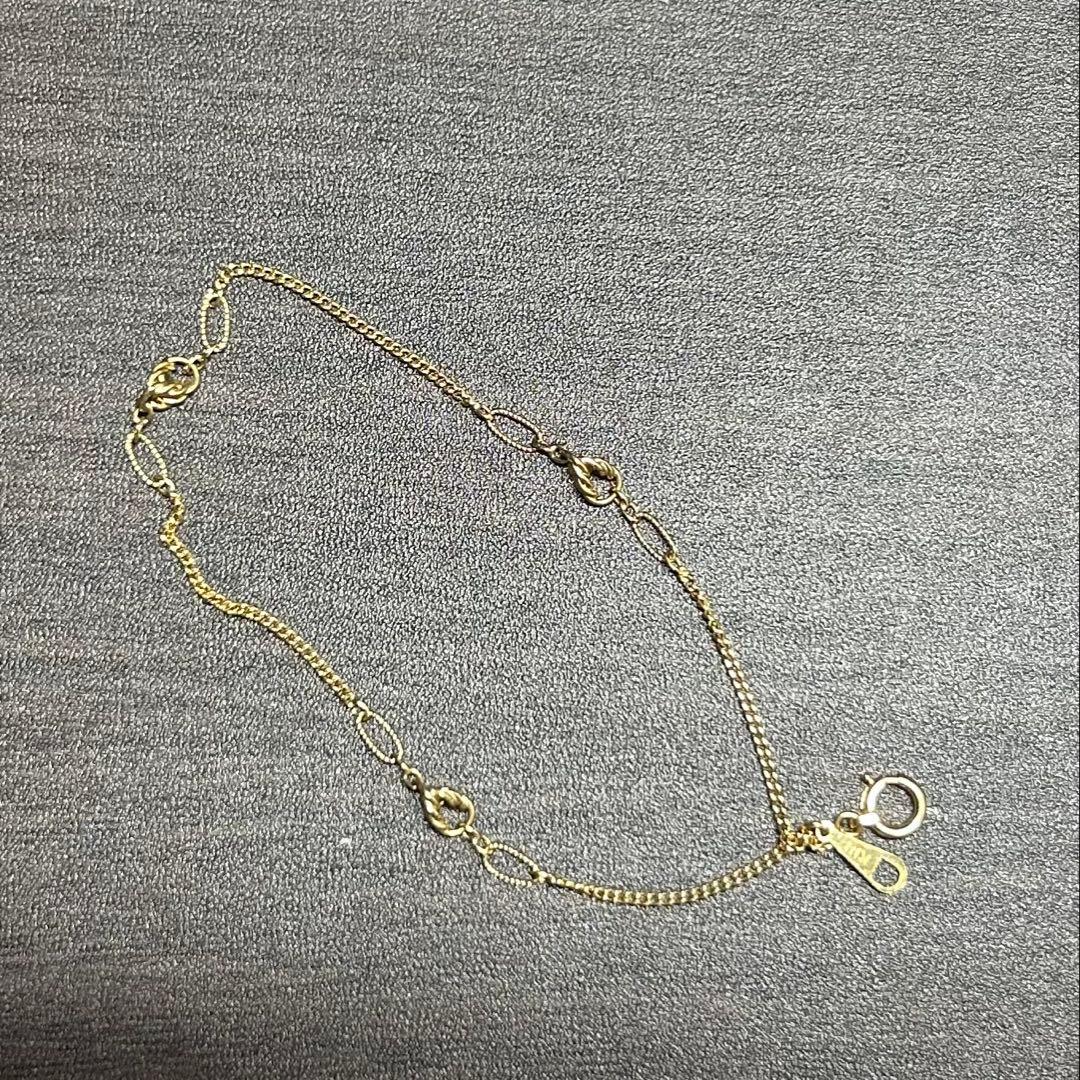 v*f様 K18 ブレスレット　16cm 1mmチェーン　2g