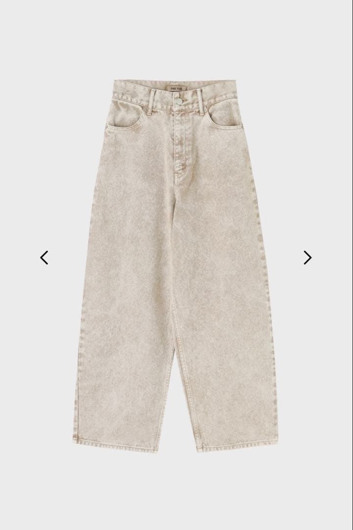 パンツ THETOE/Olympia Denim Pants/brown/S