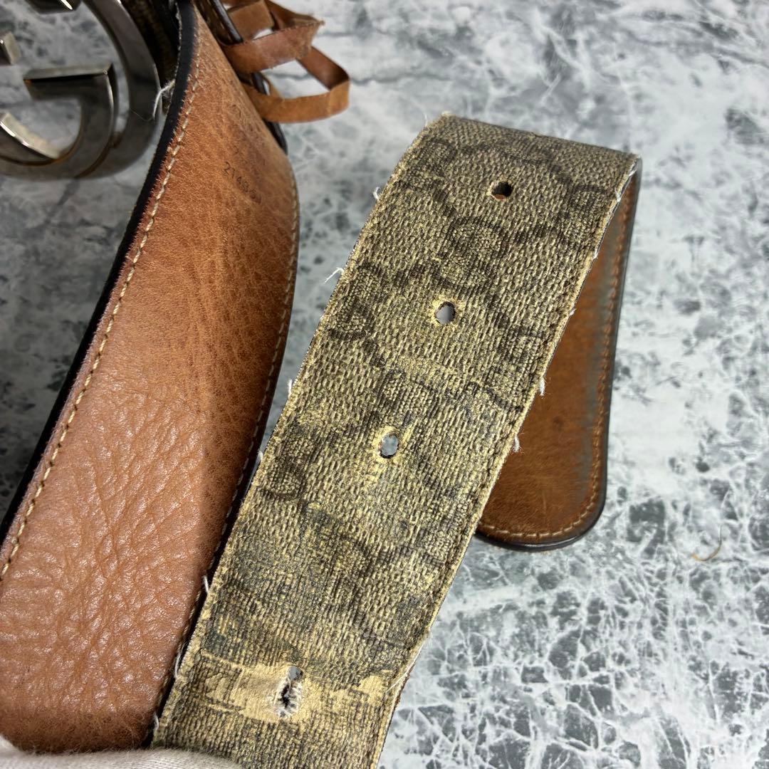 ✨GUCCI✨　グッチ　ベルト　インターロッキング　ロゴ