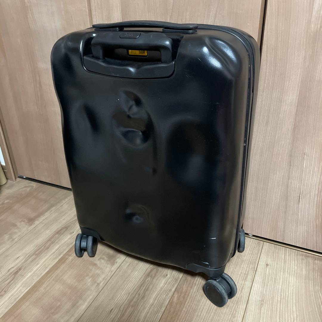 【機内持込可】クラッシュバゲージ　ブラック　Sサイズ