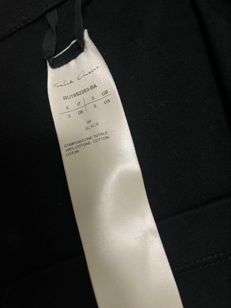 Rick Owens リックオウエンス BABEL 19 ブラック長袖カットソー