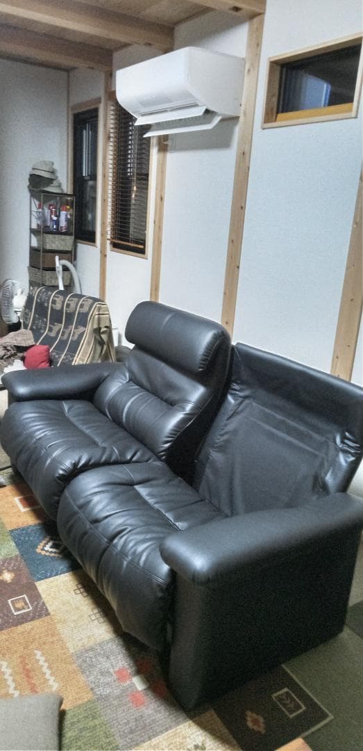 値下げマルイチセーリングムーヴィーⅡ　リクライニングソファ ワイド２P