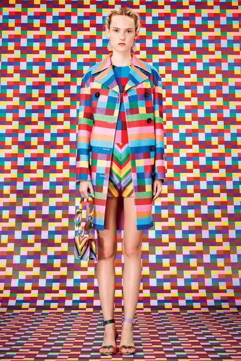 valentino ヴァレンティノ　マルチカラー　シルク　ブラウス　トップス