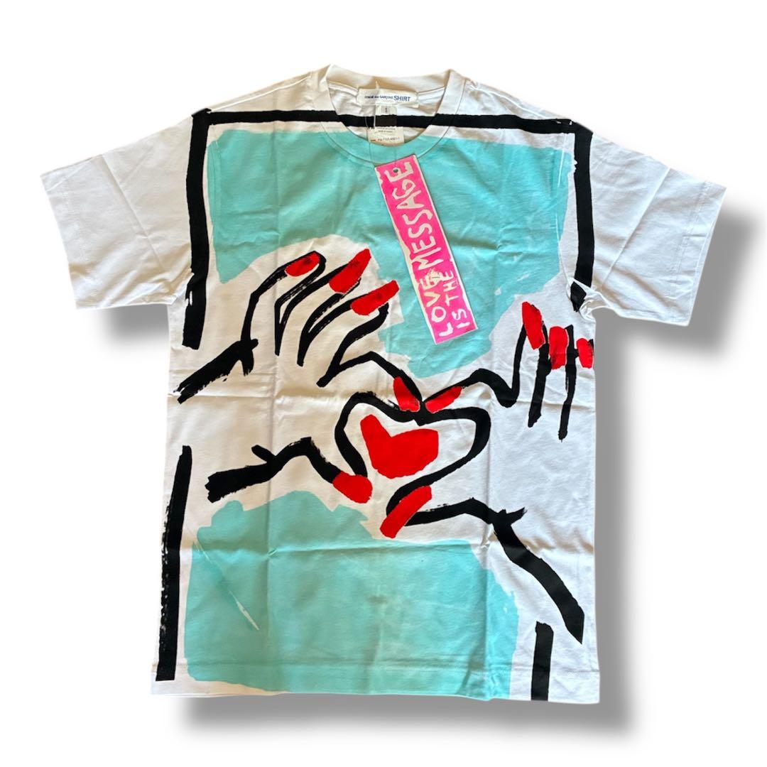 COMME des GARÇONS SHIRT アートプリント Tシャツ S