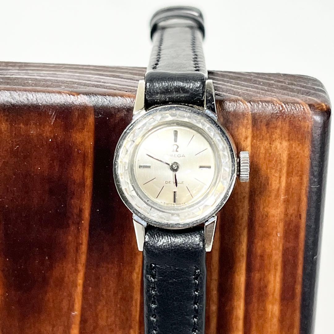 OMEGA オメガ DE VILLE デビル 腕時計 カットガラス 手巻き