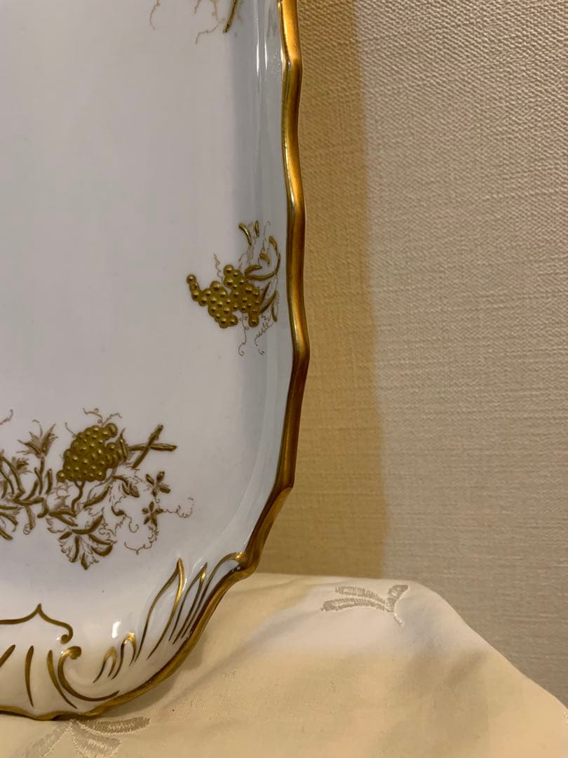 Hammersley ハマースレイ金彩盛絵　葡萄　豪華　バスケット、トレイ