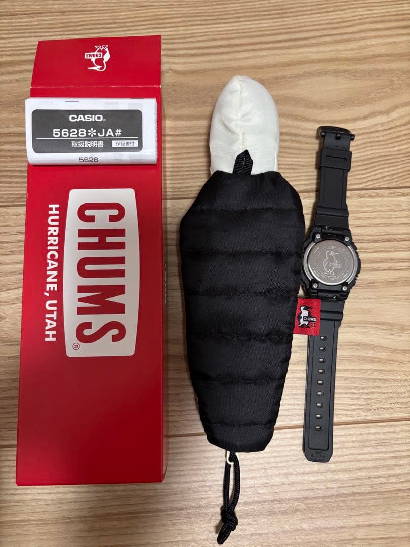 CHUMS CASIO 5628 ブラック 時計