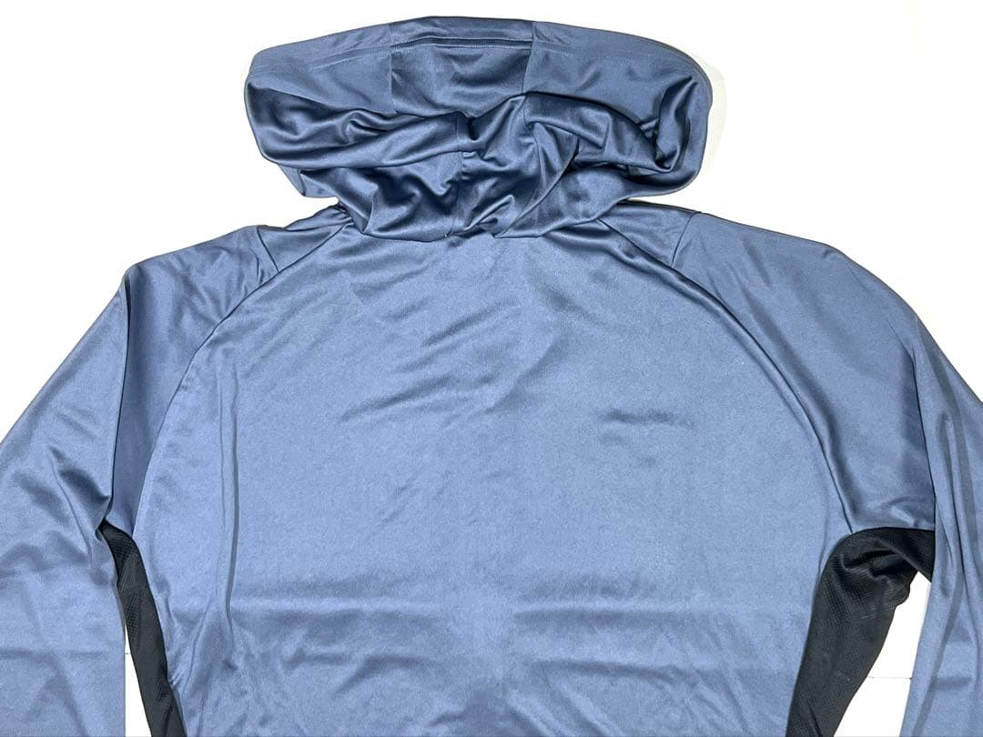 【ミズノプロ】フルZIPフーディ(薄手) インディゴ XO 12JECK75