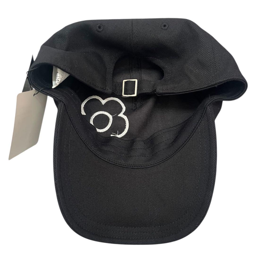 MARY QUANT 新品　ブラックキャップ ロゴ刺繍