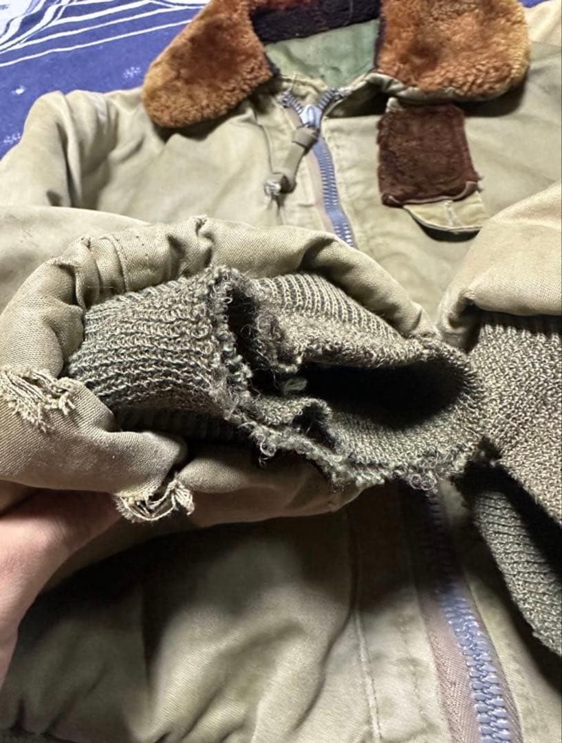 希少　40s us.army b-15 米軍実物　フライトジャケット　ミリタリー