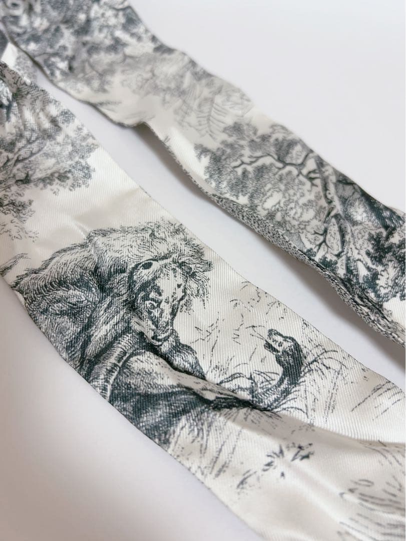 クリスチャンディオール　ChristianDior バンダナ　 ミッツァ　グレー