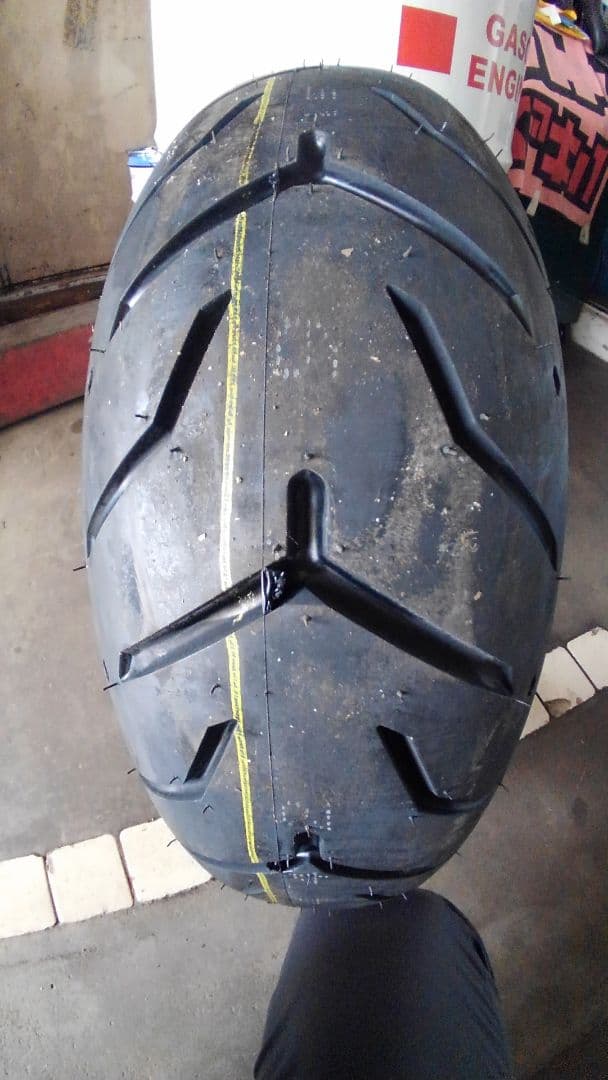 DUNLOP D407T 180/55B18 80H　未使用