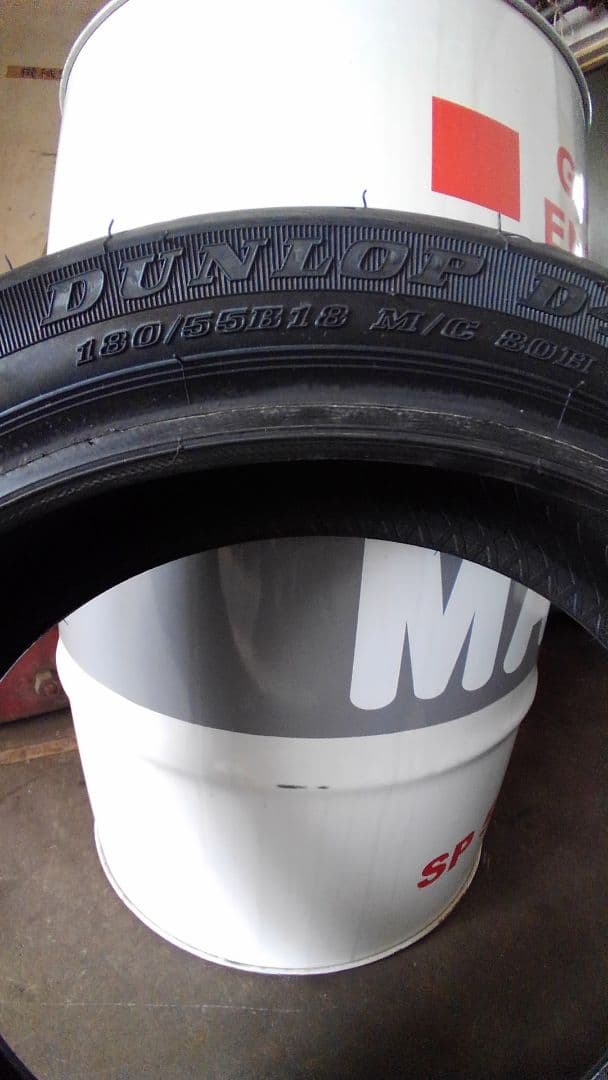 DUNLOP D407T 180/55B18 80H　未使用