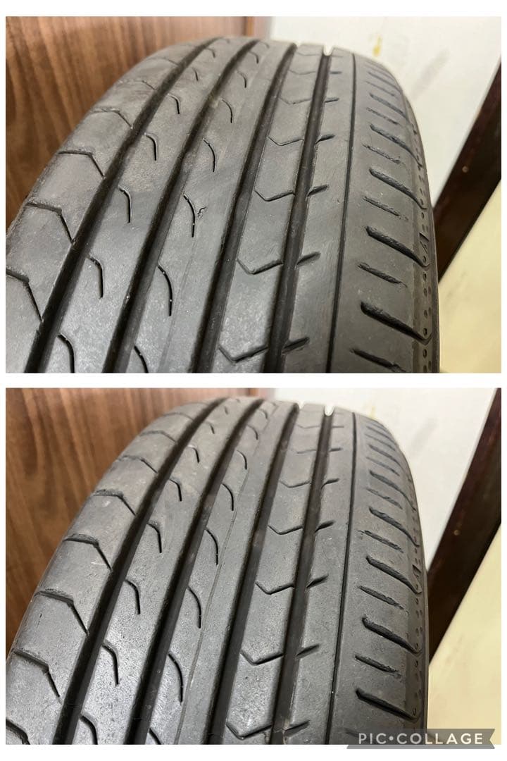 期2024年製 ヨコハマ 中古夏タイヤ 185/60R15 4本セット アクア等