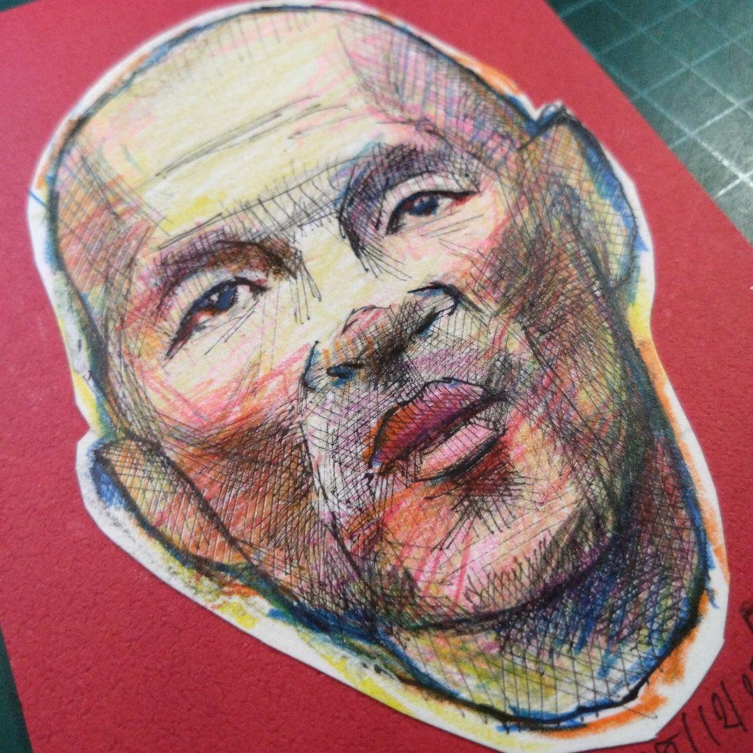 【ザビちゃん】【原画肉筆】アルピニスト平出和也さん