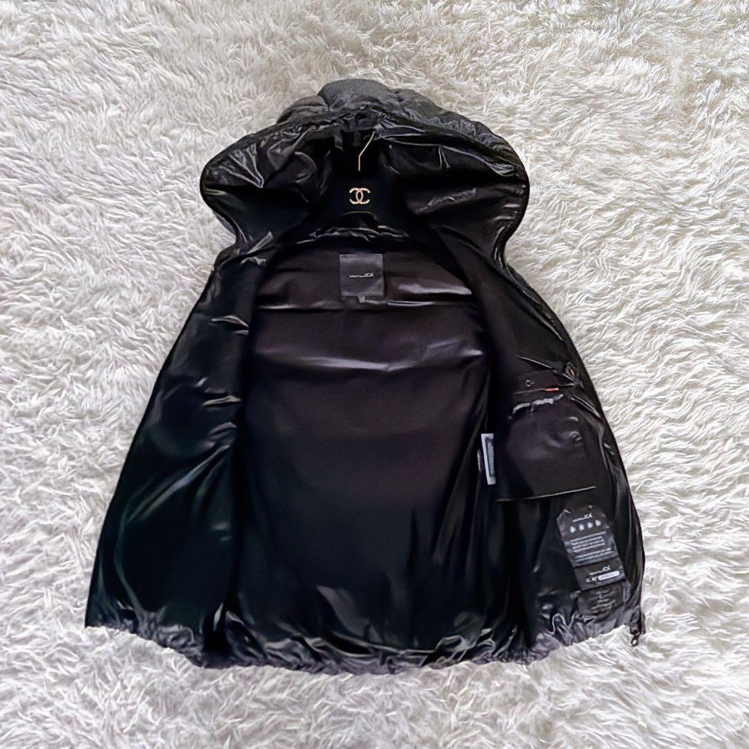 美品【ディベティカ】ウールダウンベスト FEBEDUE ダークグレー 42サイズ