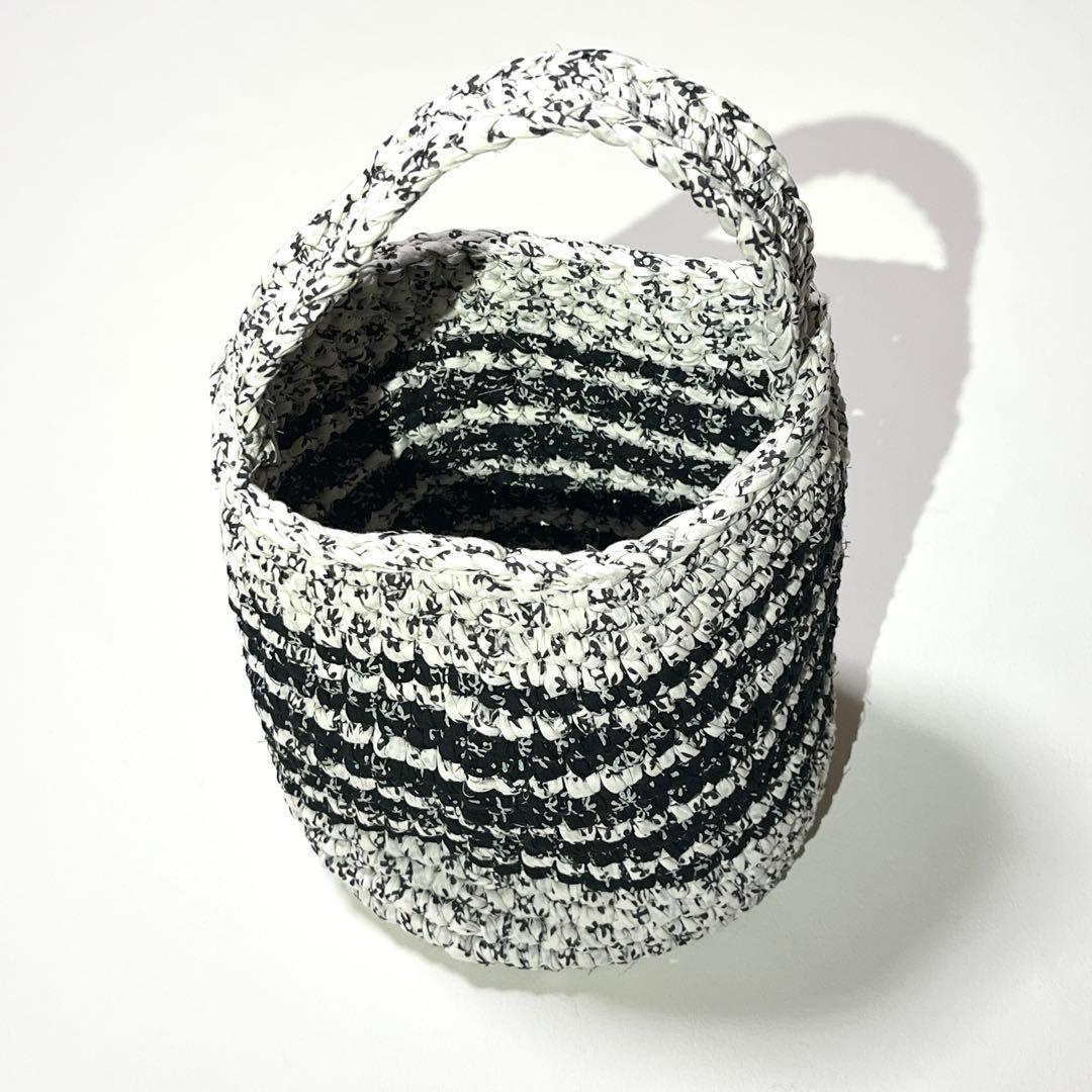 B34　maison de soil　編み込みハンドバッグ　メゾンドソイル