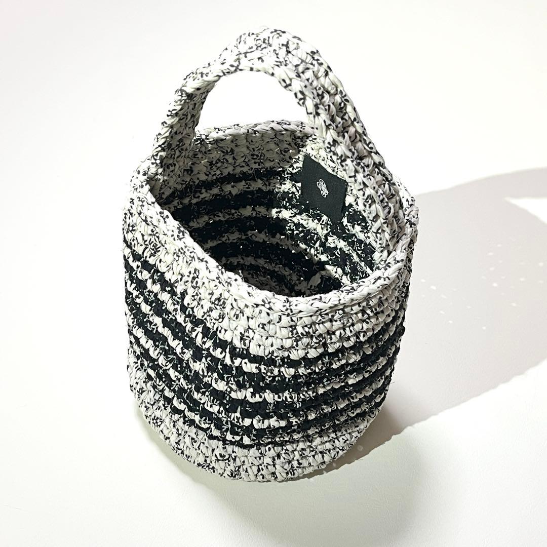 B34　maison de soil　編み込みハンドバッグ　メゾンドソイル