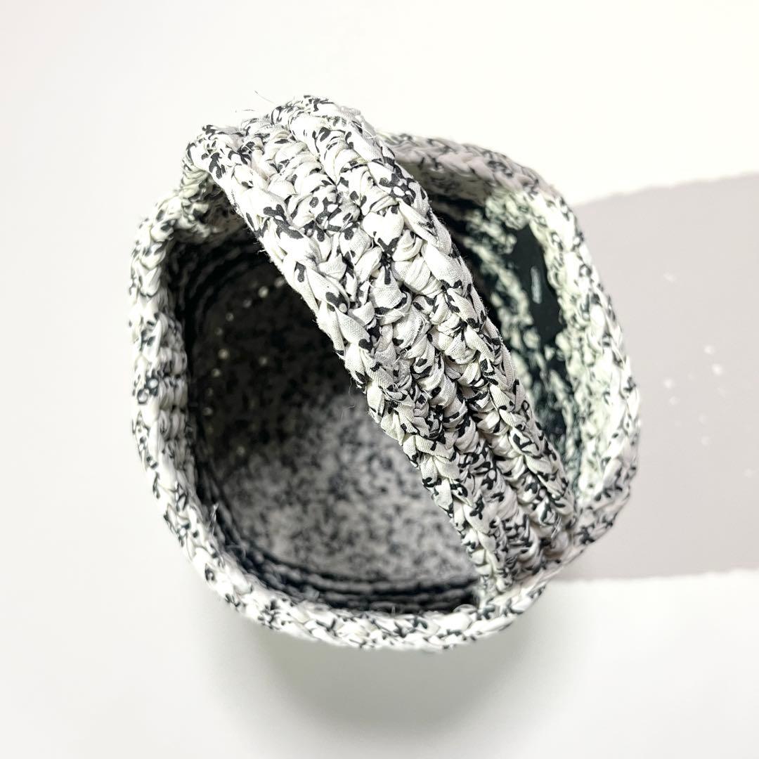 B34　maison de soil　編み込みハンドバッグ　メゾンドソイル