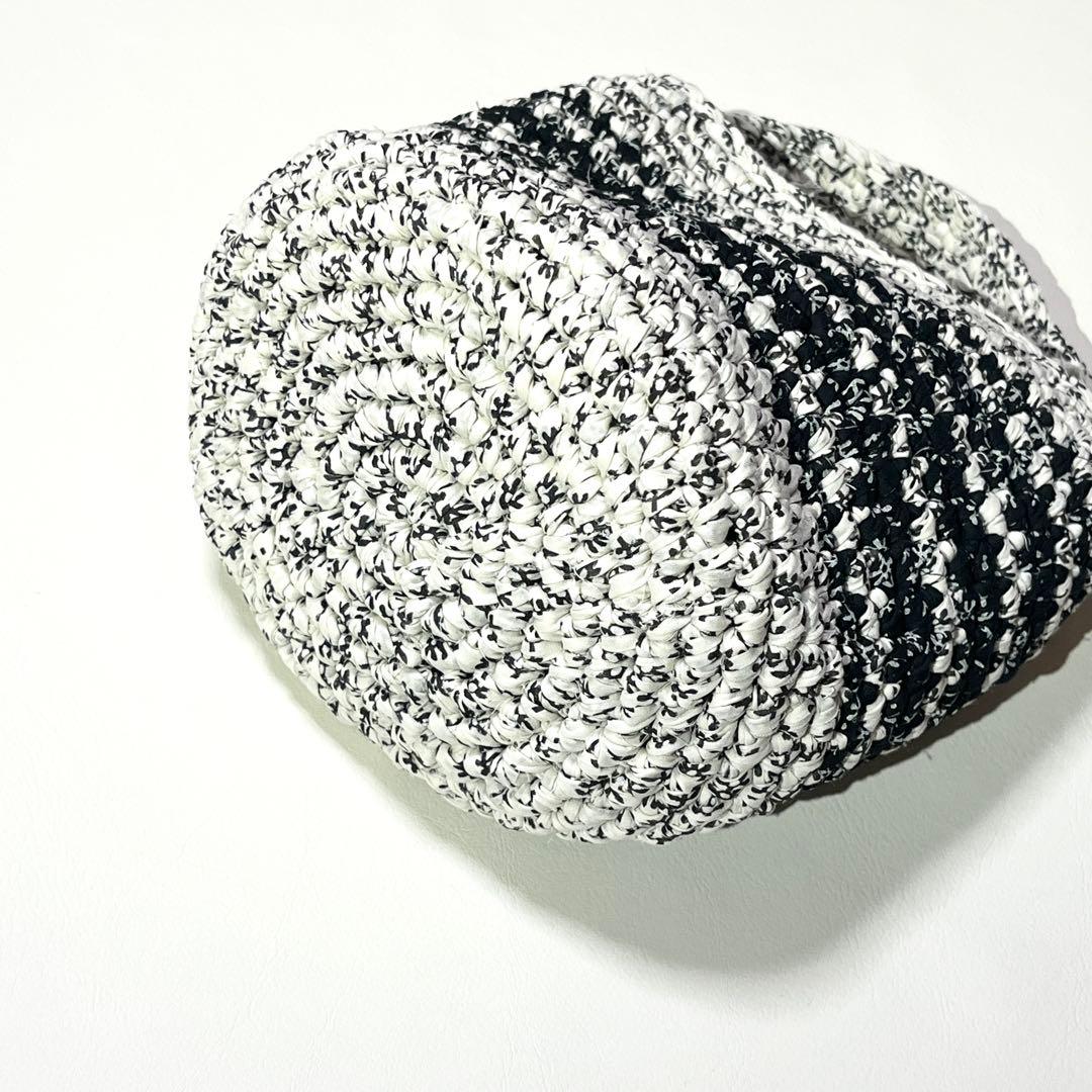 B34　maison de soil　編み込みハンドバッグ　メゾンドソイル